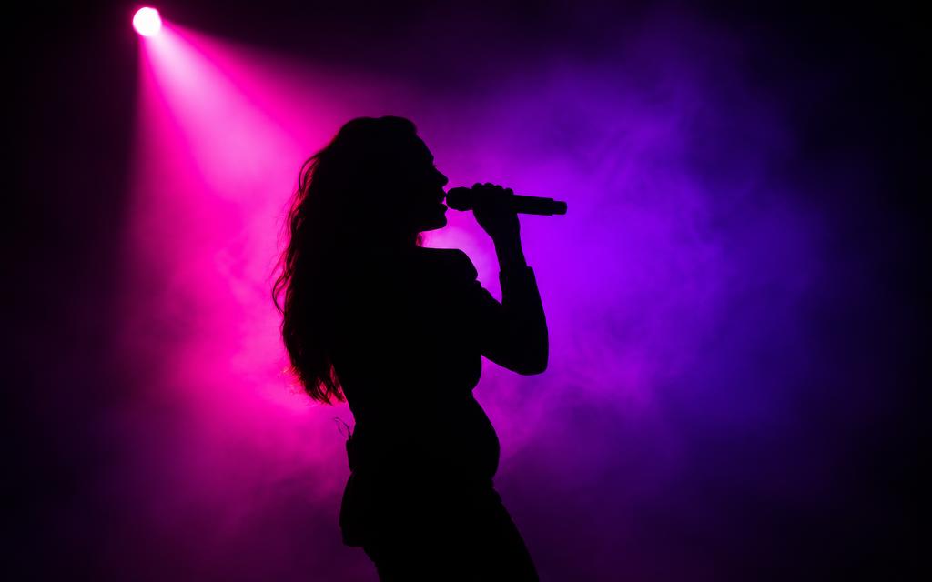 Performer on stage